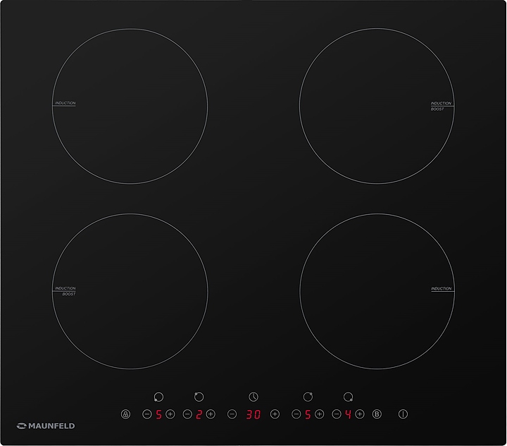 Варочная панель индукционная Maunfeld EVI.594-BK черная