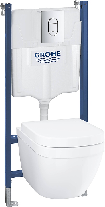 Унитаз подвесной с бачком и инсталляцией Grohe 39535000Gr