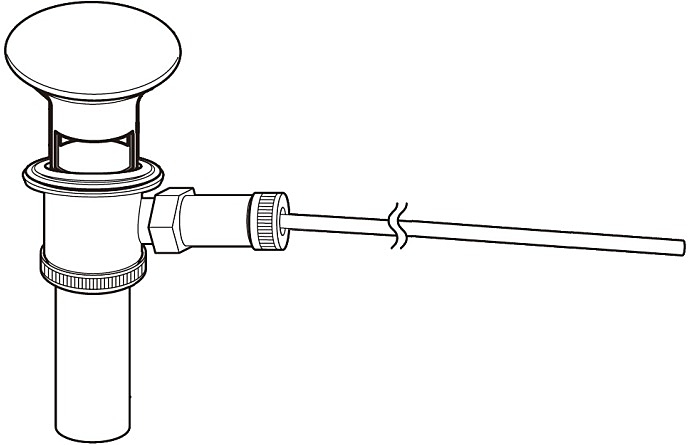 Сливной клапан для раковины TOTO TR VM5D417#XW