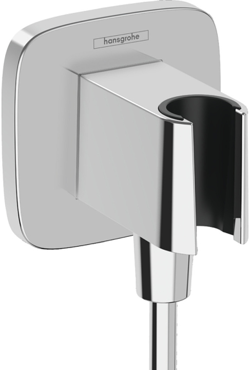 Шланговое подсоединение Hansgrohe HG Fixfit Q 26887000 с держателем душа, хром