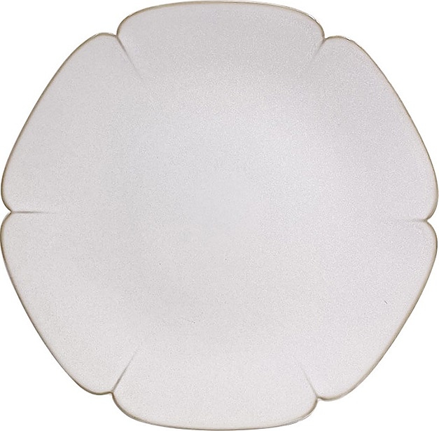 Тарелка Roomers Tableware L9725-CREAM d=25,5 см (каменная керамика)