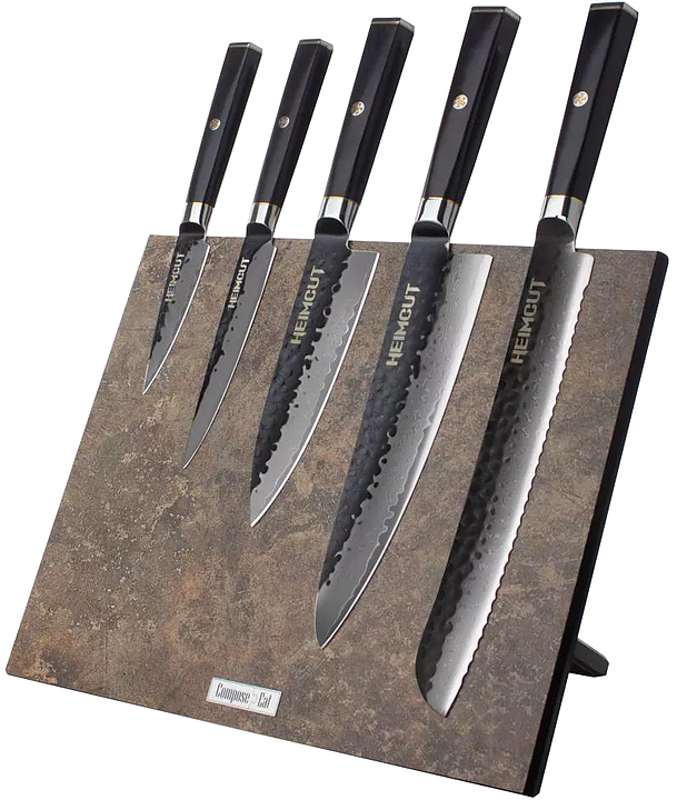 Набор ножей HEIMCUT Black Damascus HC/HEXA-0415-SET