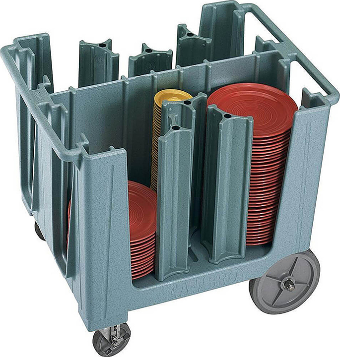 Тележка для тарелок Cambro ADCS 401 синевато-серый