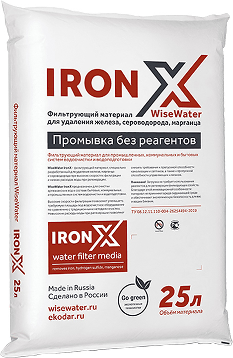 Наполнитель для фильтров WiseWater IronX