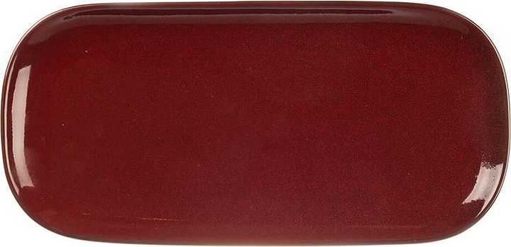 Блюдо овальное P.L. Proff Cuisine Evolution Dark Red 81223291 292х140х20 мм