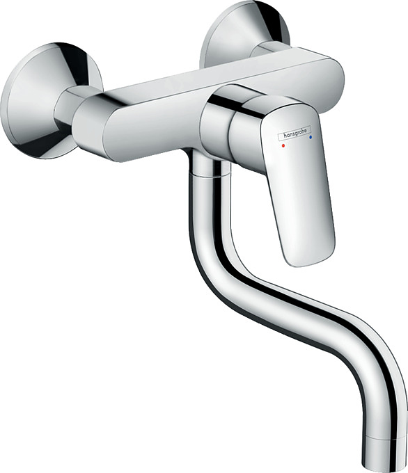 Смеситель для кухни настенный Hansgrohe Logis M31 71836000