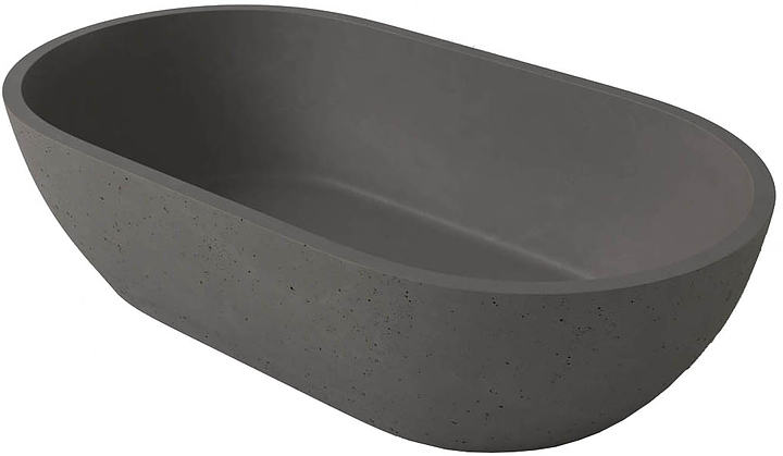 Раковина Holbi Mercury Nano Concrete 63,5х35 см, бетон