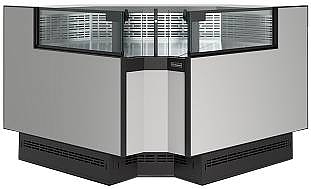 Витрина холодильная Carboma Bavaria 4 GC110 VM 6-2 версия 2.0 (внутренний угол) 9006-9005