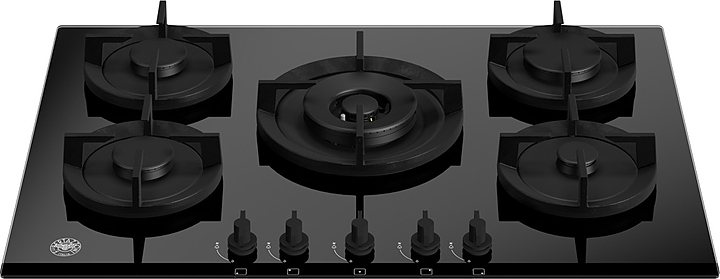 Варочная панель Bertazzoni P755CMODGNE газовая, стекло черное