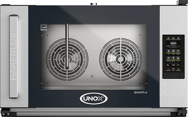 Печь конвекционная UNOX XEFR-04EU-EMLV без сливного отверстия