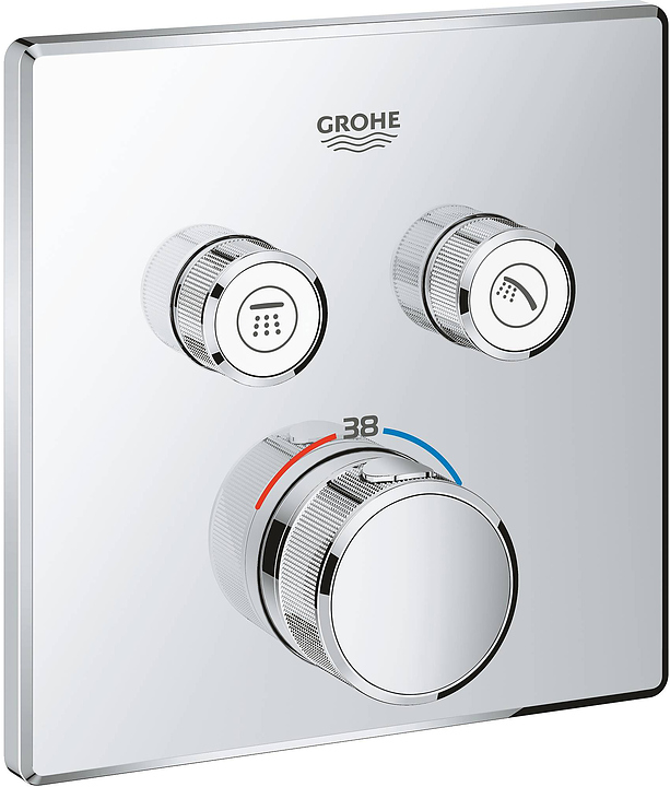 Смеситель для ванны Grohe Grohtherm SmartControl 29124000