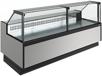 Витрина холодильная Carboma Bavaria 4 GC110 VM 2,0-1 версия 2.0 RAL 9006-9005