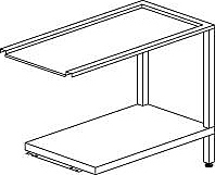 Стол для чистой посуды Dihr Т 34 A