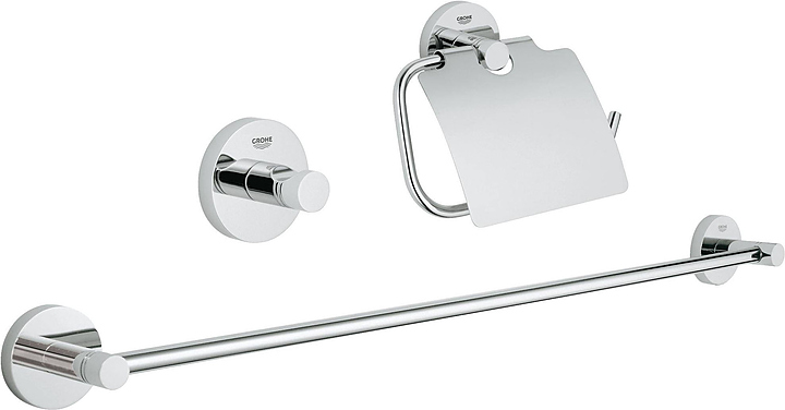 Набор аксессуаров 3 в 1 Grohe Essentials 40775001 хром