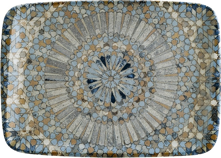 Блюдо сервировочное Luca Mosaic S-MT-LUCMZMOV35DT 34х16 см (фарфор) прямоугольное