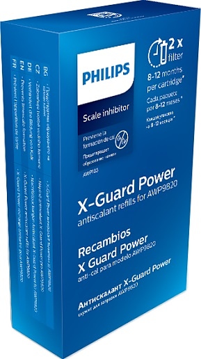 Антискалант для ингибитора солеобразования Philips X-Guard Power AWP183/10 (2 картриджа)