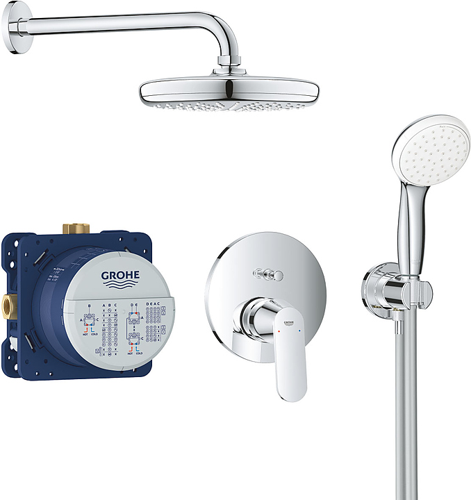 Комплект душевой Grohe EUROSMART COSMOPOLITAN