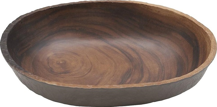 Салатник P.L. Proff Cuisine S41513-TAI African Wood 4000 мл 37,5х32х9,4 см (меламин) овальный