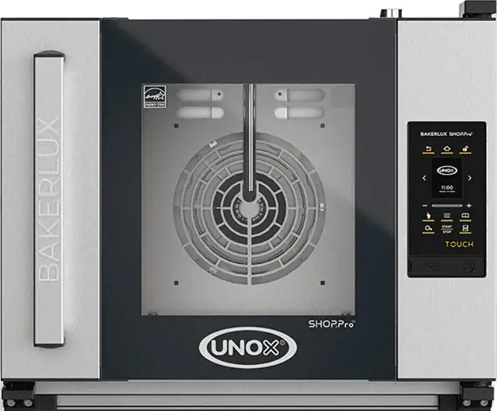 Печь конвекционная UNOX XEFR-04HS-ETLV без сливного отверстия
