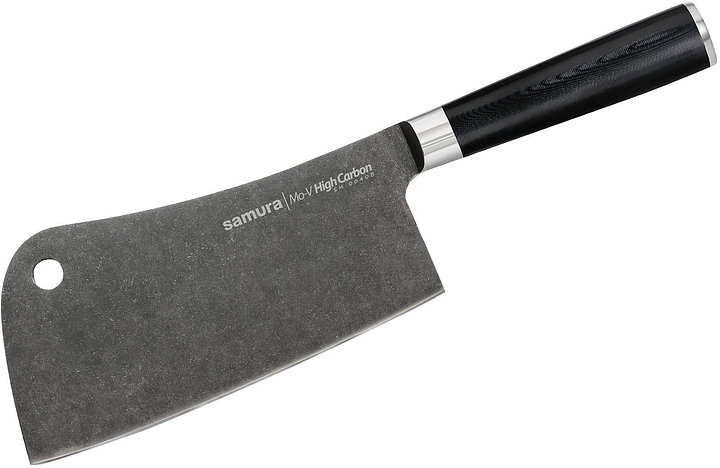 Топорик кухонный Samura Mo-V Stonewash SM-0040B