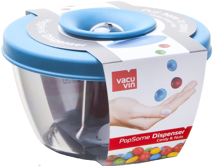 Емкость для хранения VacuVin 2830760 0,45 л, голубая