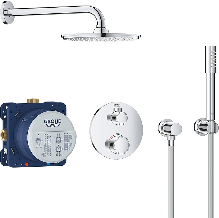 Комплект душевой Grohe Grohtherm с Rainshower Cosmopolitan 210 34732000