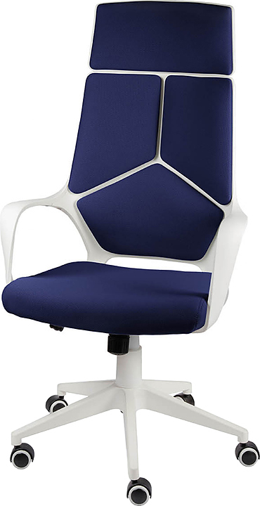 Кресло NORDEN IQ white+dark blue