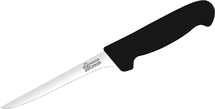 Нож обвалочный MVQ Profi Messer узкое прямое лезвие 12,5 см