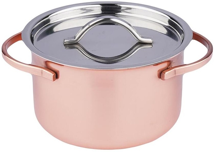 Кастрюля для подачи P.L. Proff Cuisine Copper MC 1002/CP d 11 см h 65 см с крышкой