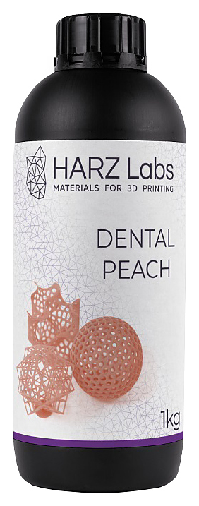 Фотополимер HARZ Labs LLC Dental Peach для LCD/DLP принтеров, 1 л