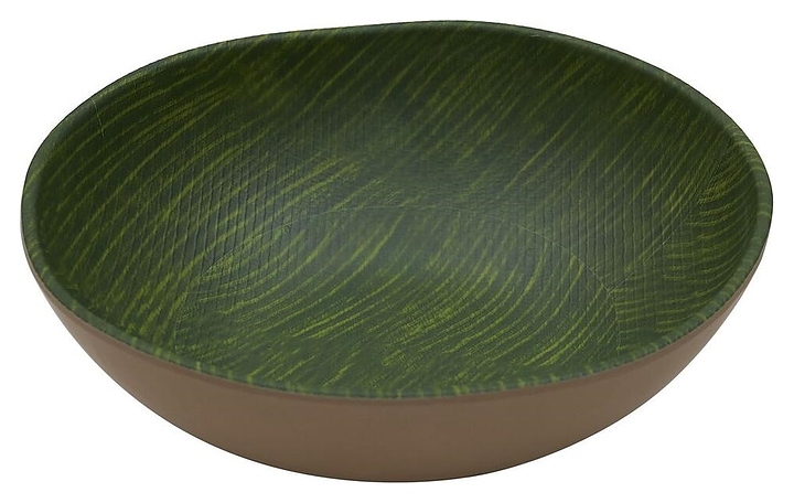 Салатник P.L. Proff Cuisine JW13110-TAI Green Banana Leaf 2000 мл 25,5х8,5 см (меламин) круглый