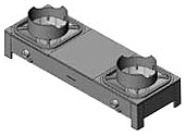 Плита газовая Вулкан KSB02 8075 WOK