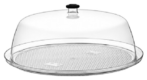 Крышка для подноса Gastroplast GF-15 d=30 см h=12,5 см (поликарбонат) прозрачная