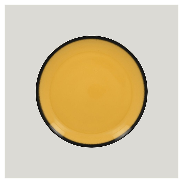 Тарелка круглая RAK Porcelain LEA Yellow LENNPR29NY