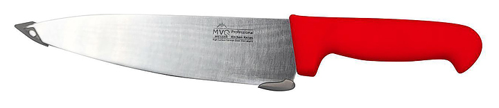 Нож шеф повара MVQ Profi Messer красная ручка