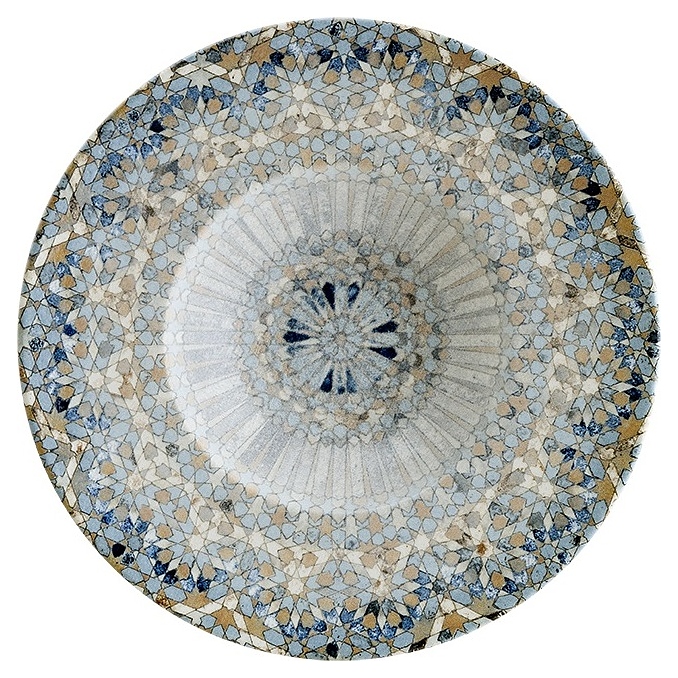 Тарелка глубокая Bonna Luca Mosaic S-MT-LUCMZBNC24CK 270 мл d=24 см h=4,7 см (фарфор)