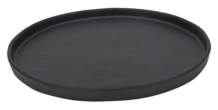 Тарелка с бортом P.L. Proff Cuisine Black Finish 81222115 27 см, меламин