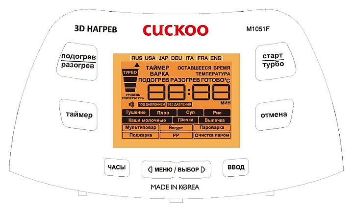 He1055f cuckoo схема