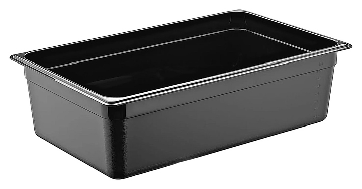 Гастроемкость Gastroplast GNPP-11150/B GN 1/1-150 (530х325х150) 18 л полипропилен черная