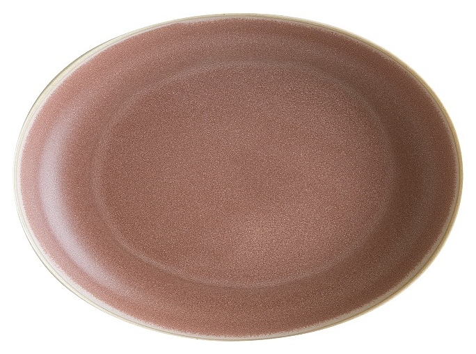 Блюдо сервировочное Bonna Pott Pink&Terra PIKPOT37OV 2880 мл 37х24 см (фарфор) овальное розовое