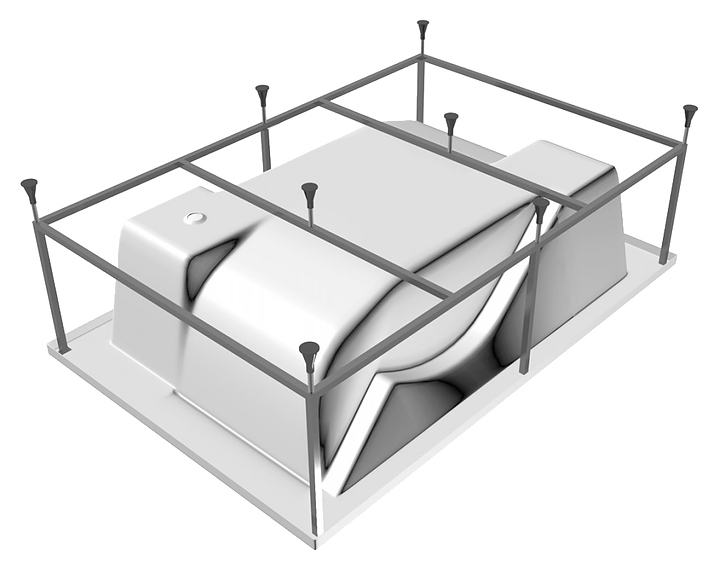 Каркас VAYER Kasandra 195х135 см