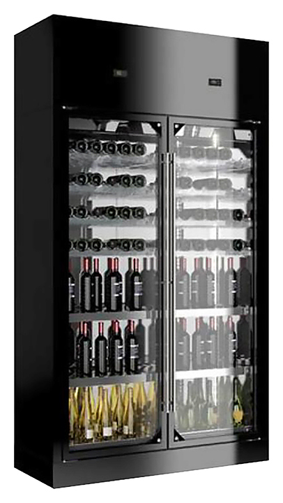 Винный шкаф Enofrigo WINE LIBRARY 2P WALL H260 P60 (A1WLW2P266P/421) черный