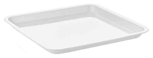 Поднос для подачи Gastroplast GFT-18/W 28х28 см (поликарбонат) белый