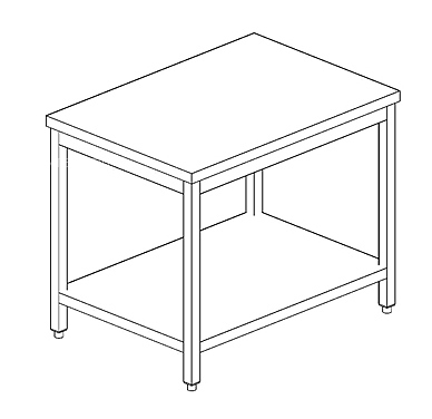 Стол рабочий BSV-inox СПЭ-809 П