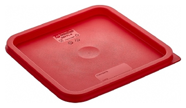 Крышка для контейнера Gastroplast GSPPL-6 23х23 см (полипропилен) красная