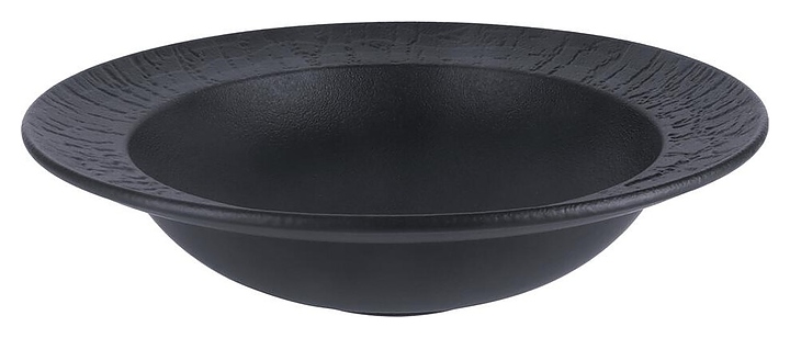 Тарелка глубокая P.L. Proff Cuisine Black Raw Wood 81229888 900 мл