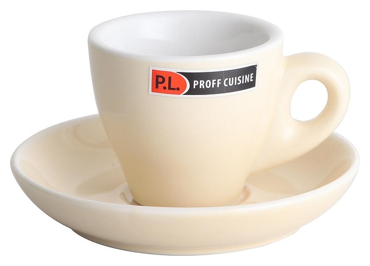 Кофейная пара P.L. Proff Cuisine Barista 81223986 80 мл, бежевая