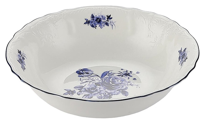 Салатник P.L. Proff Cuisine Blue Flower 81222040 236х236 мм