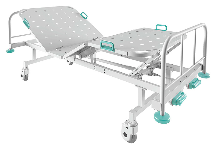 Кровать медицинская механическая ПРОМЕТ HILFE KM-04 (MB223.2.1.2) с РУ