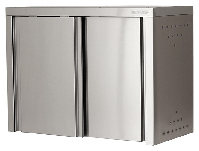 Полка кухонная Mecon Norma Inox ПНЗн 800х400х600 мм двери-купе, сплошная внутренняя полка